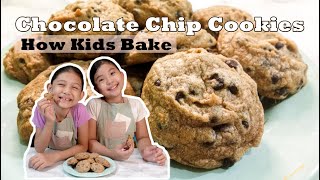 How Kids Bake  Easy Chocolate Chip Cookies [upl. by Zolly]