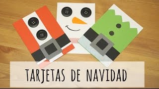 Tarjetas de Navidad 4 ideas fáciles  Vídeo Express [upl. by Abeu]