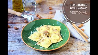 Gorgonzolás ravioli mogyoró pestóval [upl. by Lanae]