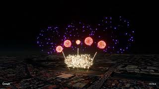 HD FWSim Weekly Pyromusical Show June 27 2024 [upl. by Naima]