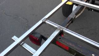 Boat Trailer to Flatbed Trailer Conversion Welding Project [upl. by Ariela]