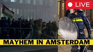 🚨 LIVE Amsterdam Burns As Migrants Cause Chaos [upl. by Chubb]