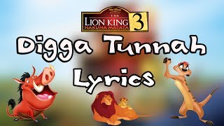 The Lion King 3  Digga Tunnah Dance  With Lyrics [upl. by Eenimod]