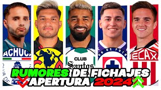 JOSUE COLMAN al PACHUCA ¡MUDO AGUIRRE al AMERICA RODRIGO AGUIRRE al SANTOS 😲 FICHAJES liga mx 2024 [upl. by Yor]