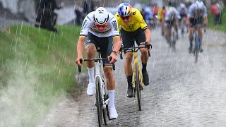 EPIC CYCLING BATTLES  Mathieu van der Poel vs Wout Van Aert [upl. by Claudelle]