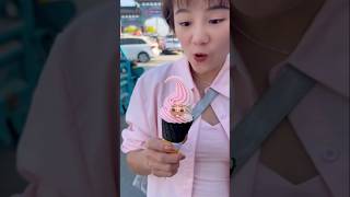 IceCream Cone Kha Gayi 🥳 mini wood toy wood working art skill short cartoon viral trending [upl. by Mellen659]