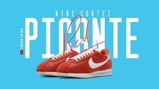 Nike Cortez PICANTE RED 2024 DETAILED LOOK  PRICE INFORMATION [upl. by Charmain99]