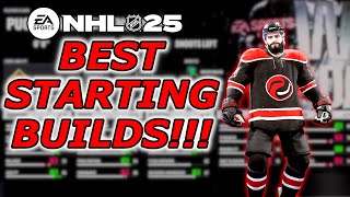 BEST STARTING BUILDS IN NHL 25 EASHL [upl. by Dickerson]