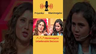 Manimegalai amp Priyanka Fight Audio leaked quot manimegalai priyanka fighting cwc [upl. by Yllek821]