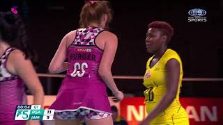 South Africa v Jamaica  Fast5 Netball World Series 2018 [upl. by Apollus]