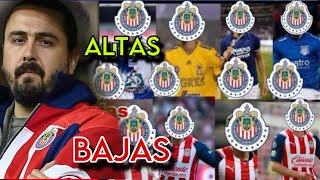 🚨OFICIAL TODA LA LISTA COMPLETA DE ALTAS Y BAJAS EN CHIVAS 2025🚨 [upl. by Airemahs233]