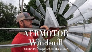 Aermotor 702 Ultra Detailed Assembly [upl. by Noirred]