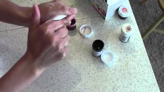 How to Color GumPaste Using Gel Food Coloring [upl. by Rorry620]