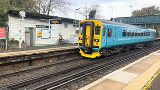 153376 2Q30 Barnham Up Sidings to Barnham Up Sidings  Salfords Surrey 29th October 2024 [upl. by Owena]