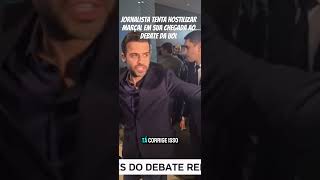 Chegada Pablo Marçal  Debate Uol  Jornalista mentindo pablomarcaluol chegadapablouol debateuol [upl. by Alaet]