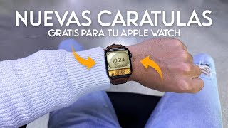 Personaliza tu Apple Watch FÁCIL  NUEVAS CARATULAS  2023 [upl. by Rumpf43]