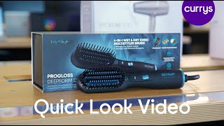 REVAMP Progloss Deepform Straight amp Style Blow Dry Brush  Quick Look [upl. by Oicneconi]