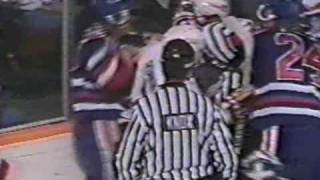 Louie Debrusk vs Gerald Diduck Craig Muni vs Adrien Plavsic Dec 3 1992 [upl. by Fernanda]