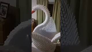 Cisne origami 3d perfecto para decorar tu hogar [upl. by Ahseena]