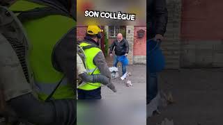 Balayeurs de rue Vs homme grossier 😯😯😯 [upl. by Enoved]