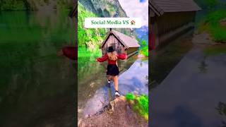 Social Media VS Reality 🌈 shorts socialmedia reality [upl. by Odnavres]