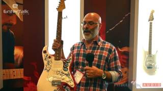 Summer NAMM 2017 Fender Jimi Hendrix Monterey Stratocaster [upl. by Klockau]