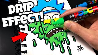 How To Draw The DRIP EFFECT Like A Pro Art Tutorial [upl. by Lizzie595]