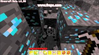 Minecraft  biggest chain of Diamond ore ever [upl. by Najar]