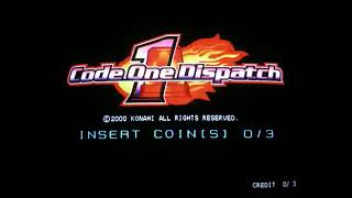 019 Konami Code One Dispatch arcade game attract demo [upl. by Bean36]