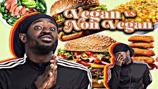 Vegan Foods Vs NonVegan Foods Taste Comparison [upl. by Milas991]