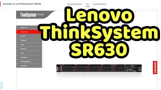 Servidor Lenovo ThinkSystem SR630 [upl. by Yadahs]