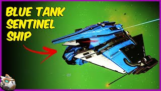 How To Find A Blue Tank Sentinel Ship  No Mans Sky Interceptor Update [upl. by Flanna]