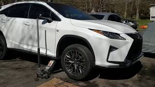 Replacing Front Brakes 20102015 Lexus RX350 [upl. by Cai]