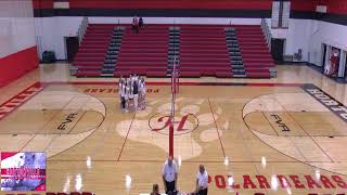 Hortonville High Girls Frosh Quad Volleyball [upl. by Aleirbag31]