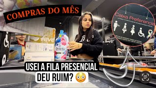 COMPRAS DO MÊS usei a fila preferencial 😳 [upl. by Zia503]