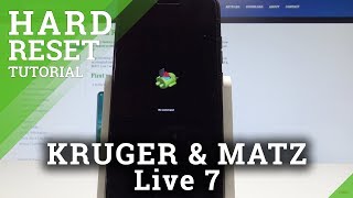 How to Hard Reset KRUGER amp MATZ Live 7  Bypass Lock Screen Solution [upl. by Adnema597]