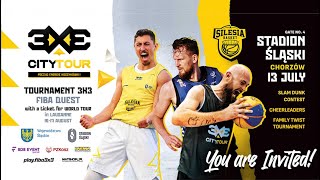 3x3 City Tour Silesia Basket Boisko 1 [upl. by Aldos]