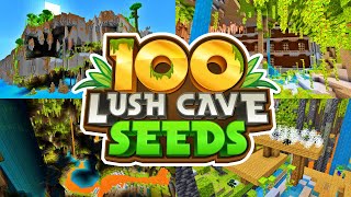 100 Minecraft Lush Cave Seeds Bedrock amp Java [upl. by December]