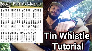 Brian Borus March  Tin Whistle Lesson  Tabs [upl. by Hung]