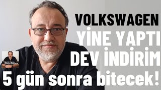 VOLKSWAGEN YİNE YAPTI Dev indirimler Kasımda da devam ediyor Volkswagen VW kampanya indirim [upl. by Cristin]