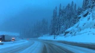 Driving the Smasher on the Coquihalla highway mid winter 2011 [upl. by Lederer944]