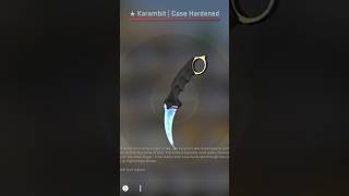 Counter Strike 2 Case Opening Karambit Case Hardened Knife cs2 gaming counterstrike csgo [upl. by Yrome]