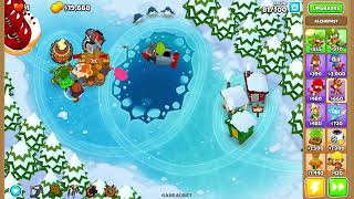 Bloons Tower Defense 6  Skates  Hard  Impoppable  No Lives Lost [upl. by Koslo]