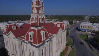 Weatherford Texas Courthouse by Drone [upl. by Vincelette594]