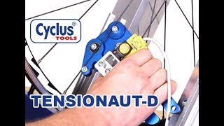 CYCLUS TOOLS® TENSIONAUTD Digitales Messen der Speichenspannung [upl. by Atiugram905]