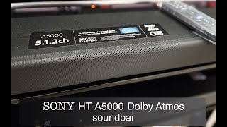 Sony HTA5000 Dolby Atmos soundbar Premium bluetooth soundbar for immersive experience [upl. by Lars]