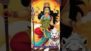 Goddess Durga Protector of the Earth  Short Story navratri durgapuja shortsfeed [upl. by Noillimaxam]