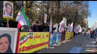 Toronto Nov 9 2024MEK supporters rally to condemn the mullahs regime for its terrorism amp crimes [upl. by Razaele]