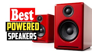 ✅Top 10 Best Powered Speakers for Turntable Reviews in 2024 [upl. by Soph]