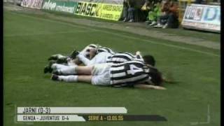 Genoa 04 Juventus  Campionato 199495 [upl. by Llenrev]